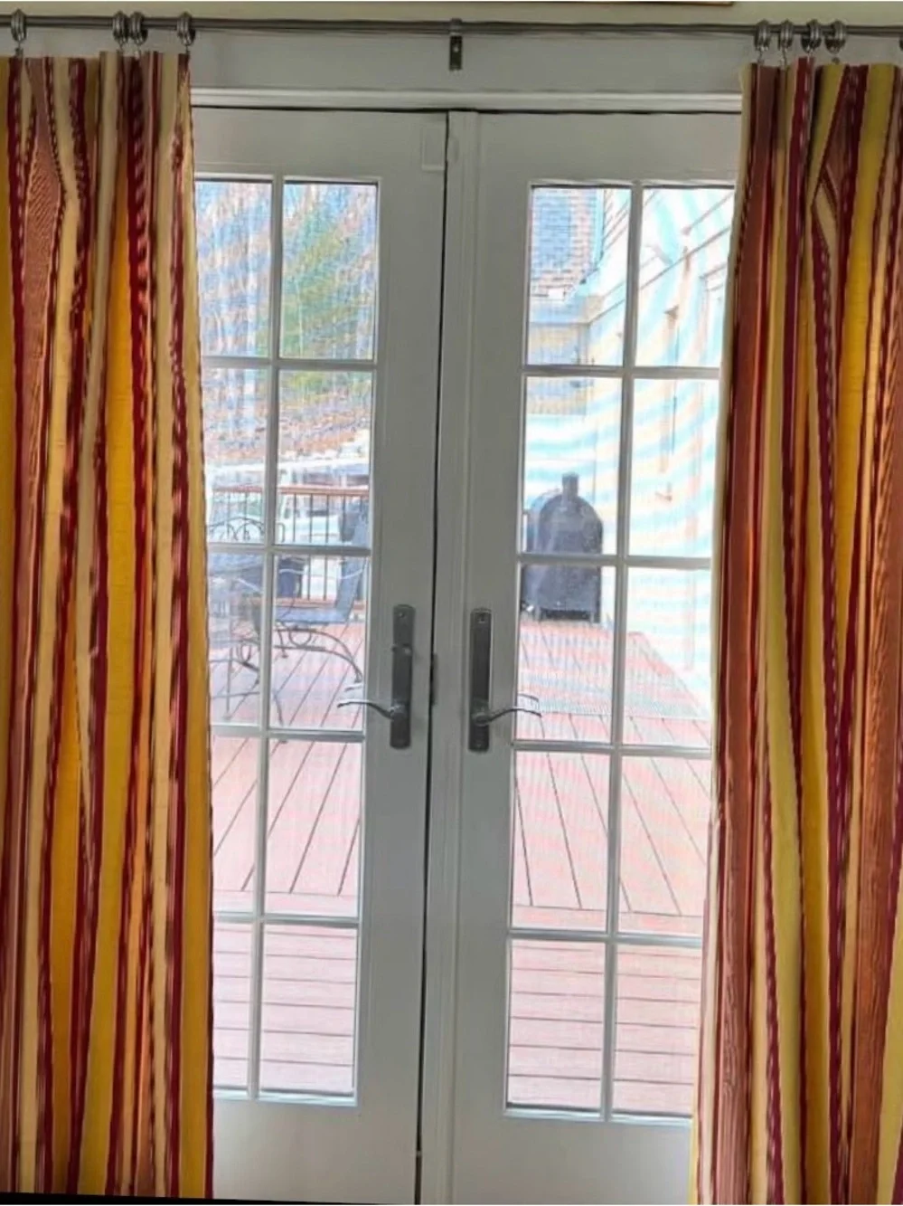 Pair of Country Curtain Panels and Valences